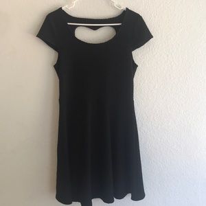Heart back skater dress 🖤